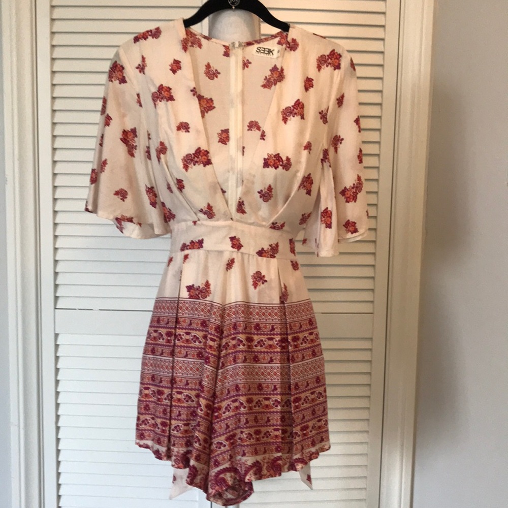 LF floral jumper shorts by